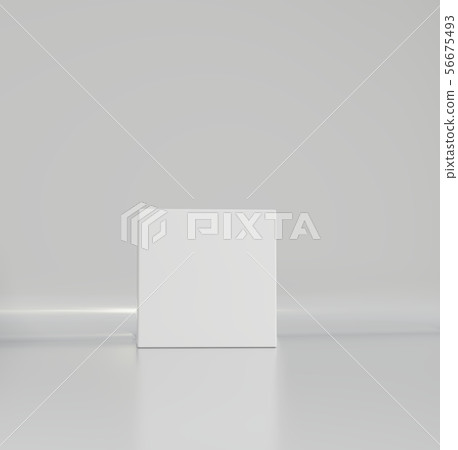 Empty room with a pedestal for presentation Empty room with a pedestal for presentation 56675493