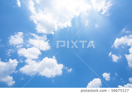 Clouds · blue sky 56675527