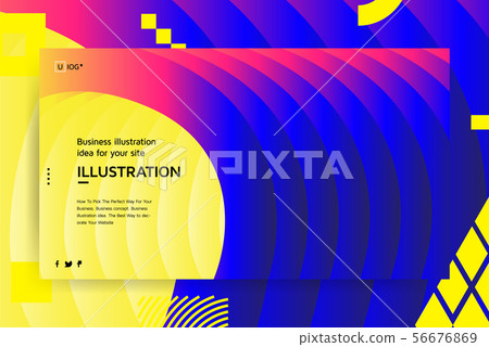 Vector illustration Landing page template Vector illustration Landing page template 56676869