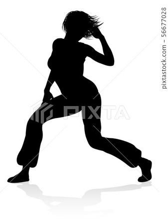 Street Dance Dancer Silhouette Street Dance Dancer Silhouette 56677028