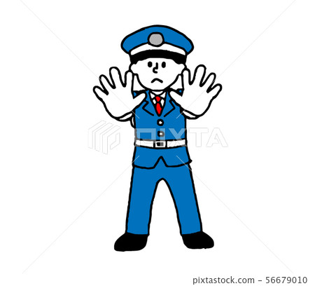 Security guard to stop (simple) 56679010