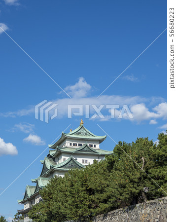 Nagoya castle in autumn Nagoya castle in autumn 56680223