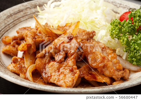 Grilled pork ginger Grilled pork ginger 56680447