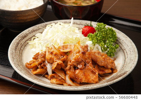 Grilled pork ginger 56680448