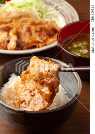 Grilled pork ginger 56680452