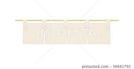 Noren-自然白 - 沒有字符 - 平原 -  4個字符 56681792