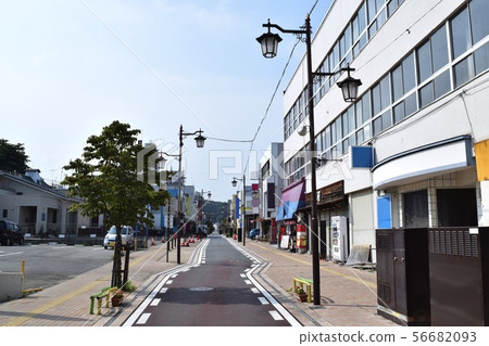 Iwaki, Fukushima Prefecture Yumoto Station shopping street 56682093