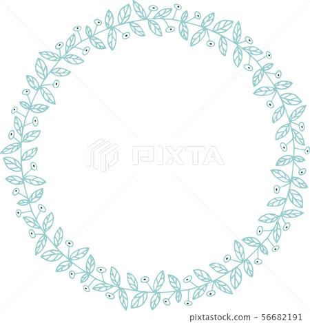 wreath of leaves for frame and decor wreath of leaves for frame and decor 56682191
