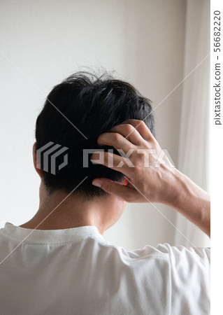 頭皮，頭皮屑，瘙癢，脫髮，稀疏的頭髮 56682220