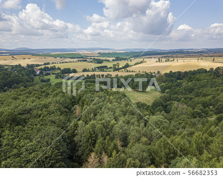 rural thuringia Aerial 56682353