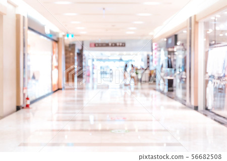 Department store imitation paste background shopping department shopping mall bokeh shopping blur 56682508