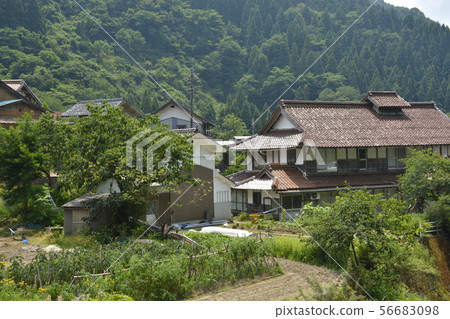 [Tottori Prefecture, Tottori City] Village in Inaba 56683098