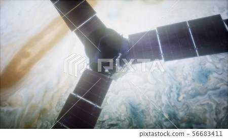 Juno sattelite orbiting Jupiter Juno sattelite orbiting Jupiter 56683411