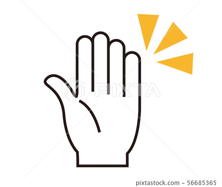 Finger Hand Hand Sign Icon Stock Illustration
