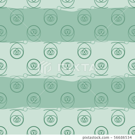 Vector seamless texture. Soft blossom contour on a 56686534