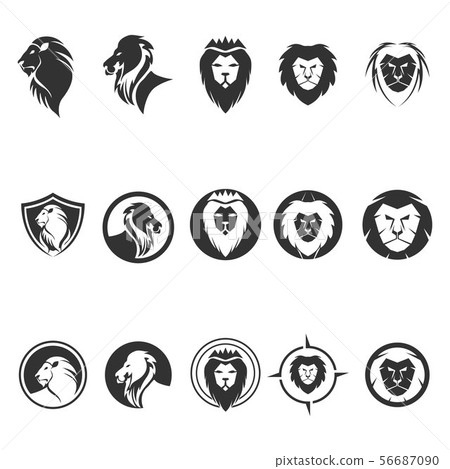 Lion Logo Vector Template Vectors Stock Illustration