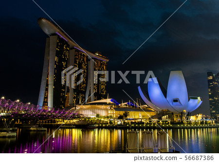 Night view (Marina Bay Sands, Singapore) Night view (Marina Bay Sands, Singapore) 56687386