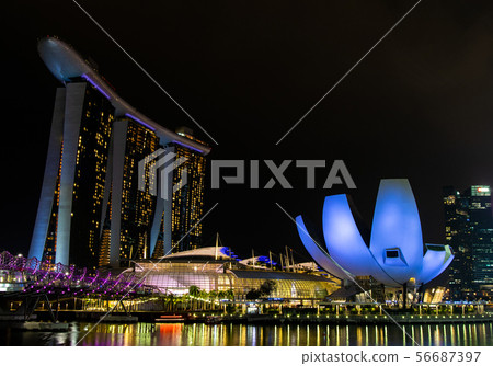 Night view (Marina Bay Sands, Singapore) 56687397
