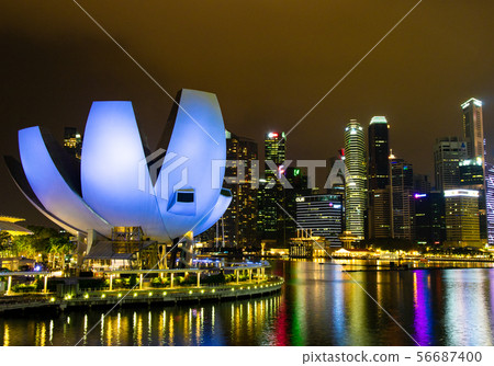 Night view (Marina Bay Sands, Singapore) 56687400