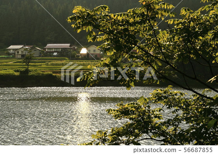 Evening view of Okuaizu Evening view of Okuaizu 56687855