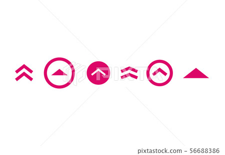 Swipe up insta story icon. Scroll arrow drag button, social media interface action icon Swipe up insta story icon. Scroll arrow drag button, social media interface action icon 56688386
