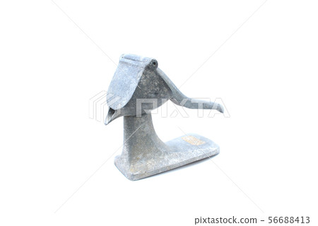 vintage Juicer Handle on isolated white vintage Juicer Handle on isolated white 56688413