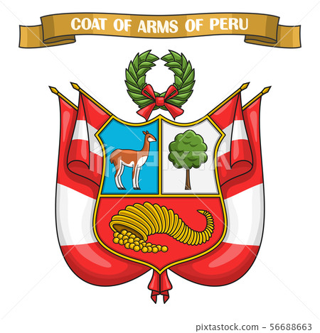 Vector Peruvian Coat of Arms Vector Peruvian Coat of Arms 56688663
