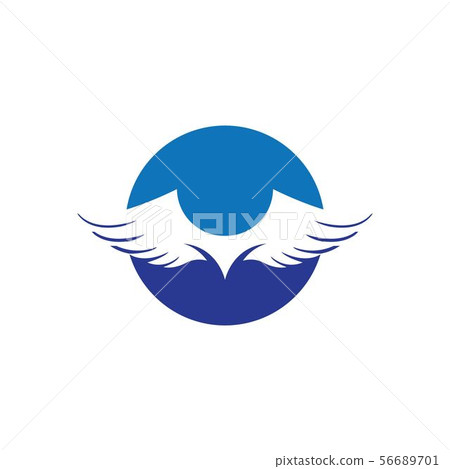 wing Falcon Logo Template vector wing Falcon Logo Template vector 56689701