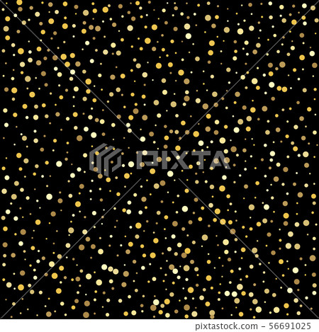 Festival decor. Confetti cover from gold dots. Festival decor. Confetti cover from gold dots. 56691025
