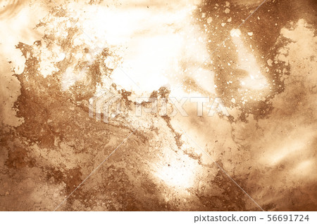 Gold chemical dirty colored water background close Gold chemical dirty colored water background close 56691724