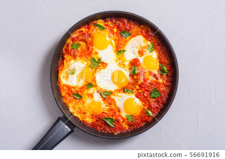 Traditional Israel food Shakshuka 56691916