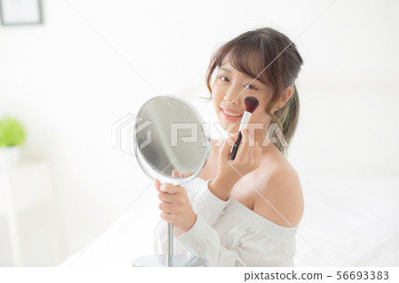 Beauty portrait young asian woman smile with face Beauty portrait young asian woman smile with face 56693383