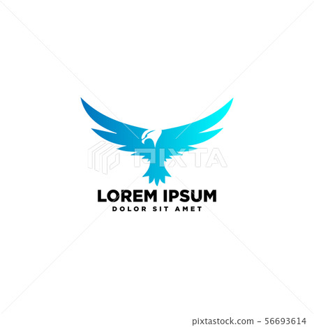 flying eagle bird logo template vector flying eagle bird logo template vector 56693614