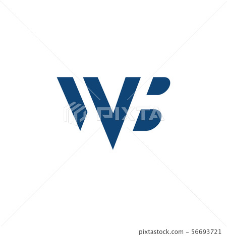 logotype letter wb simple logo template vector logotype letter wb simple logo template vector 56693721