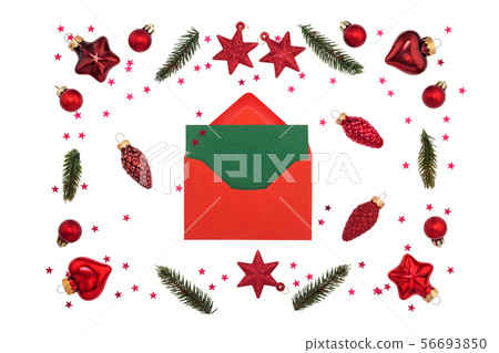 Christmas ornament on white. Christmas ornament on white. 56693850