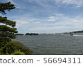 The sea seen from Matsushima 56694311
