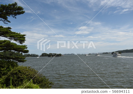 The sea seen from Matsushima 56694311