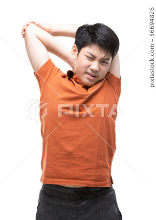Portrait of look good asian kid isolated on white Portrait of look good asian kid isolated on white 56694826