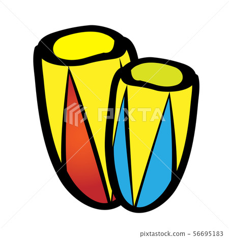 Jumbo drum percussion musical instruments vector 56695183