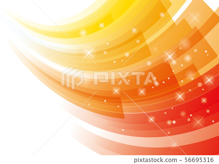 Wave curve abstract background red - Stock Illustration [56695316] - PIXTA