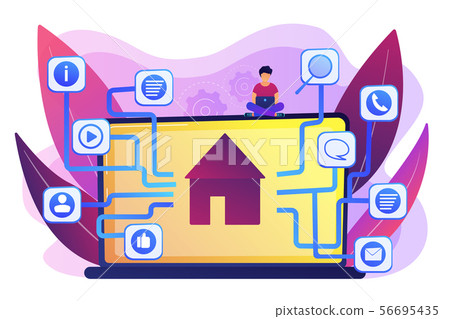 Sitemap creation concept vector illustration Sitemap creation concept vector illustration 56695435