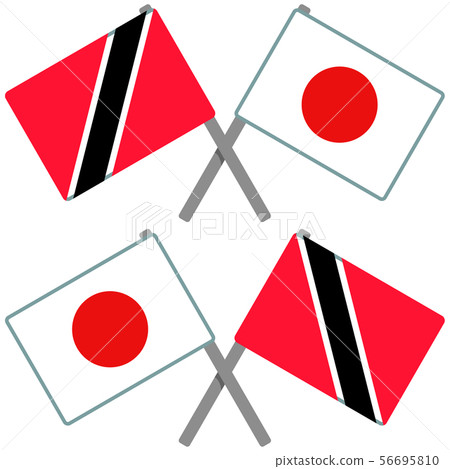 Trinidad and Tobago and Japanese flag 56695810