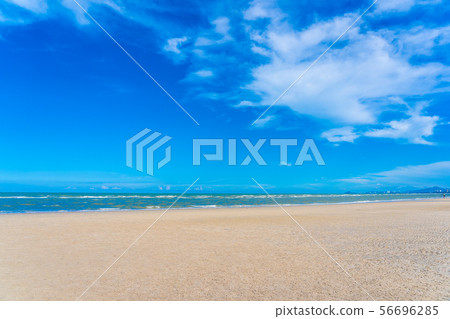 Beautiful outdoor tropical nature landscape of sea ocean and beach Beautiful outdoor tropical nature landscape of sea ocean and beach 56696285