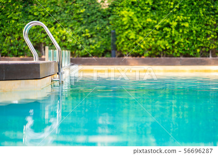 Stairs pool around swimming pool in hotel resort Stairs pool around swimming pool in hotel resort 56696287