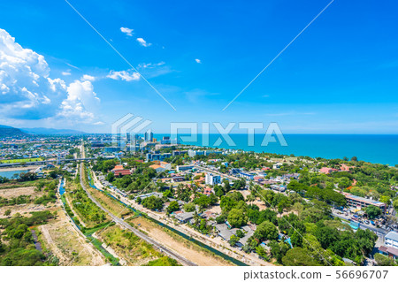 Beautiful outdoor landscape and cityscape of hua hin 56696707