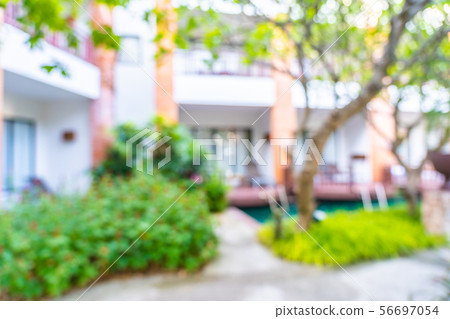 Abstract blur and defocused outdoor swimming pool Abstract blur and defocused outdoor swimming pool 56697054