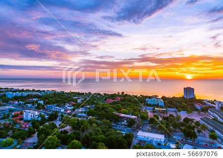 Beautiful outdoor landscape and cityscape of hua hin 56697076