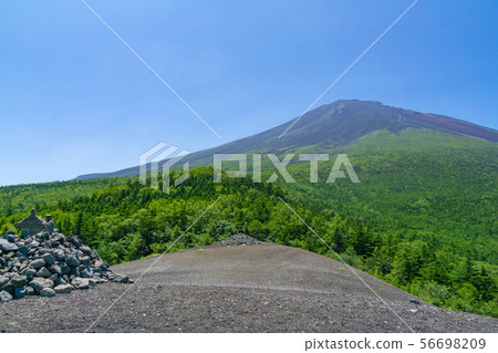 Mt. Fuji Subashiriguchi promenade overlooking Mt. Fuji from Kofuji 56698209