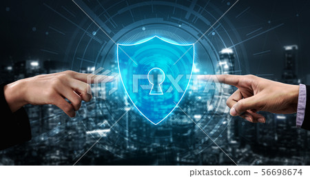 Cyber Security and Digital Data Protection Concept 56698674