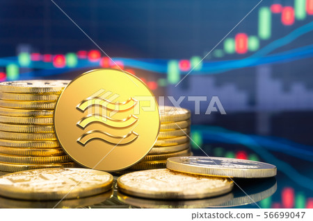 Libra Cryptocurrency Coin in Digital Money Economy Libra Cryptocurrency Coin in Digital Money Economy 56699047